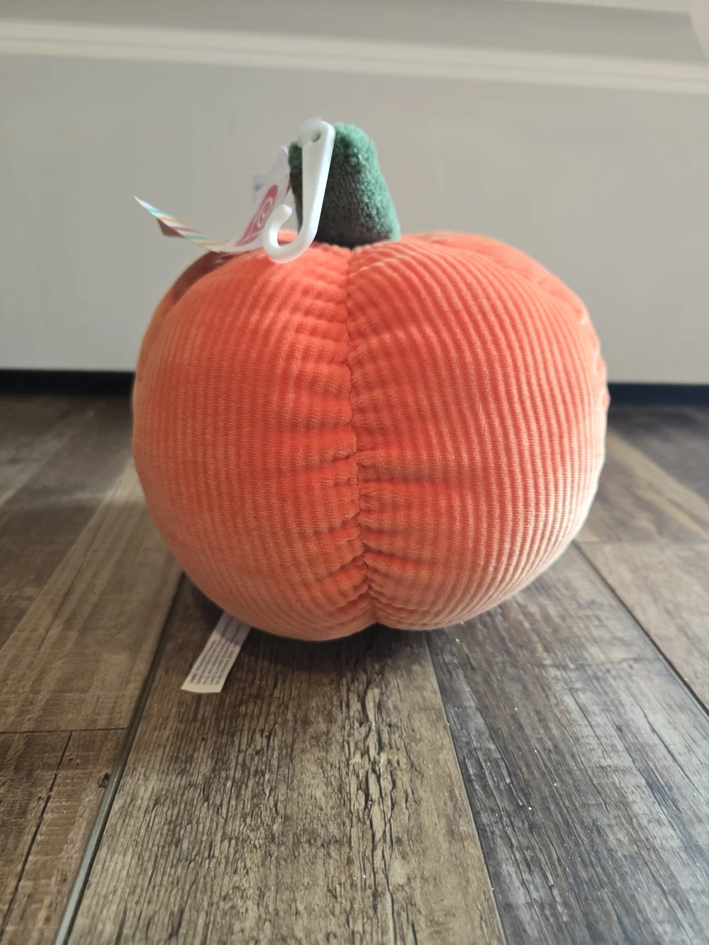 American Greetings Orange Corduroy Jack-O'-Lantern Plush